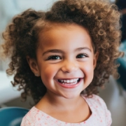 Young child smiling, preventive and family dentistry