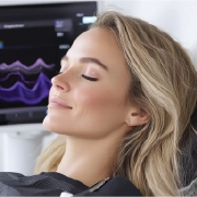 A calm, comfortable treatment room setting